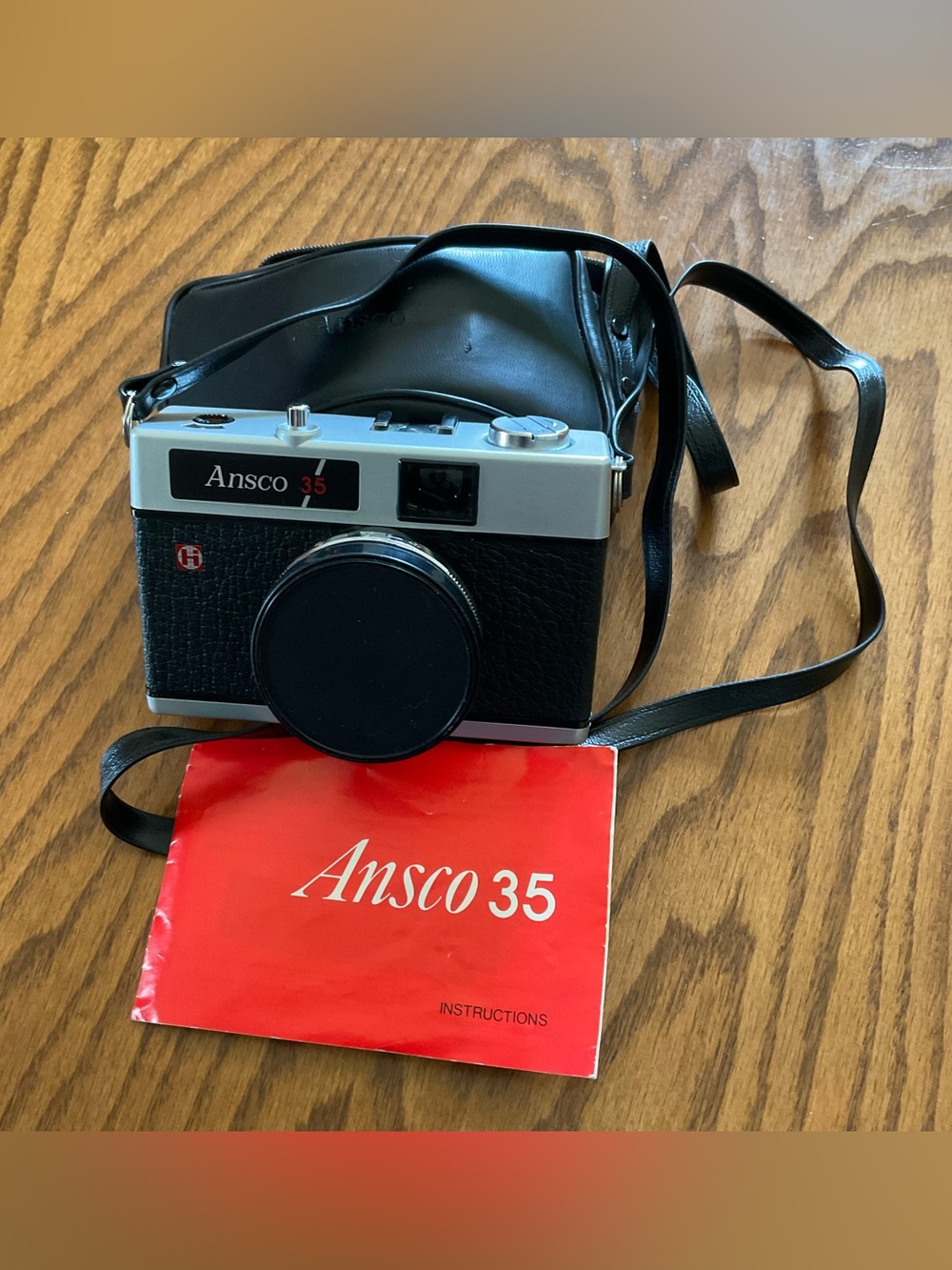 Vintage Ansco 35 35mm Film Camera Kit/Original Case & Manual